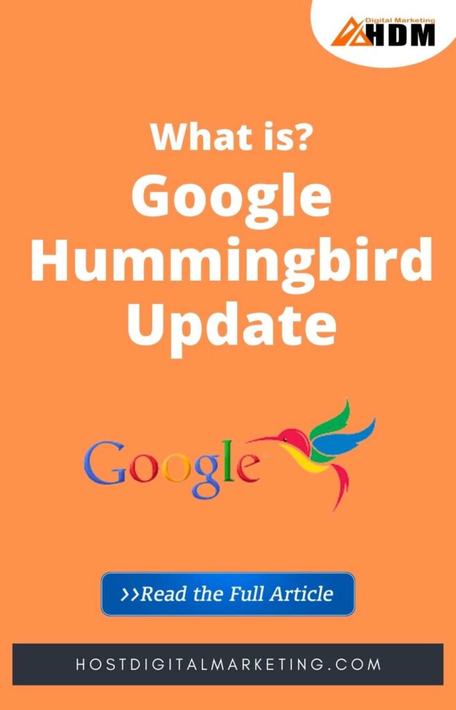 What Is Google Hummingbird Update for sharing on social media