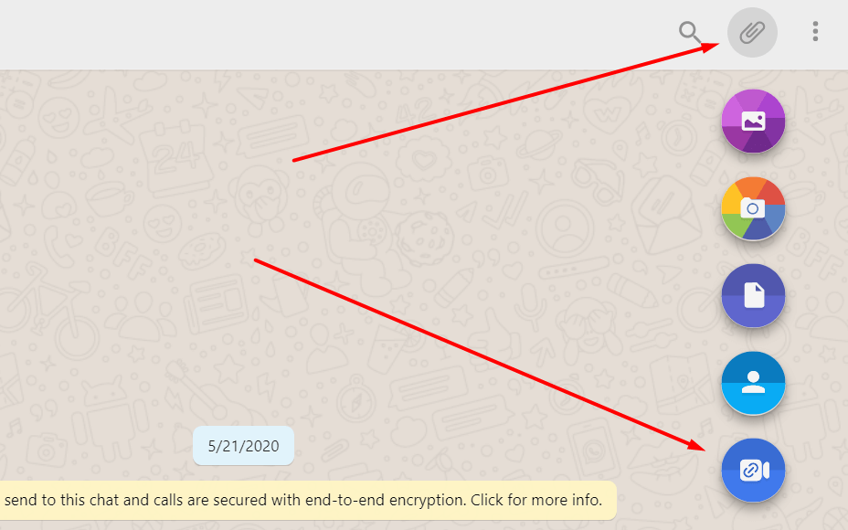 How to Create Messenger Room on WhatsApp Web Screenshot_1