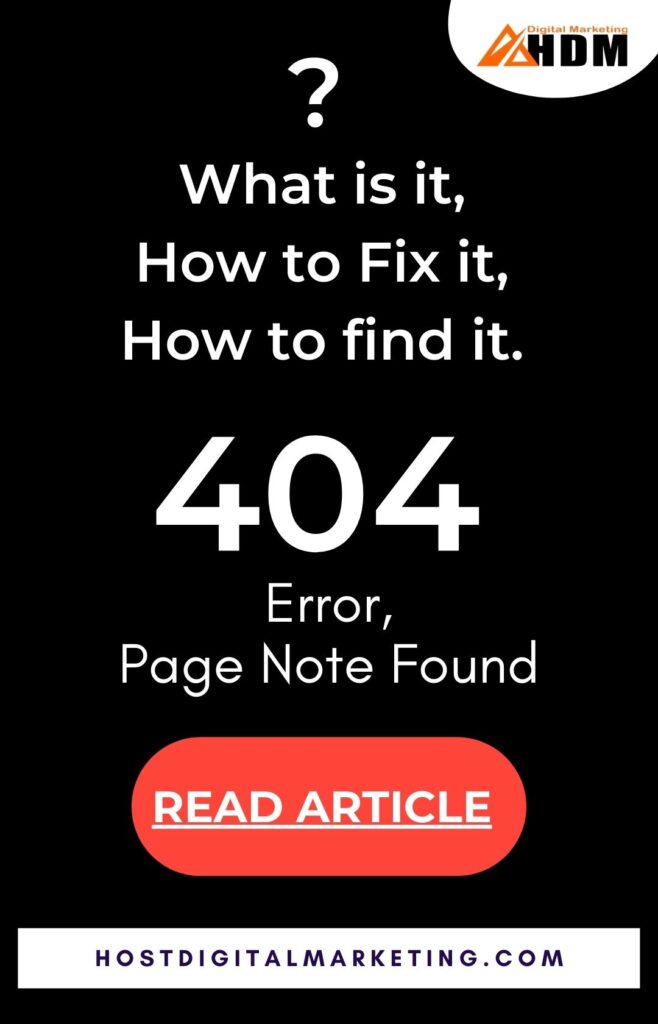 What is 404 Error Page? - How to Find and Fix?