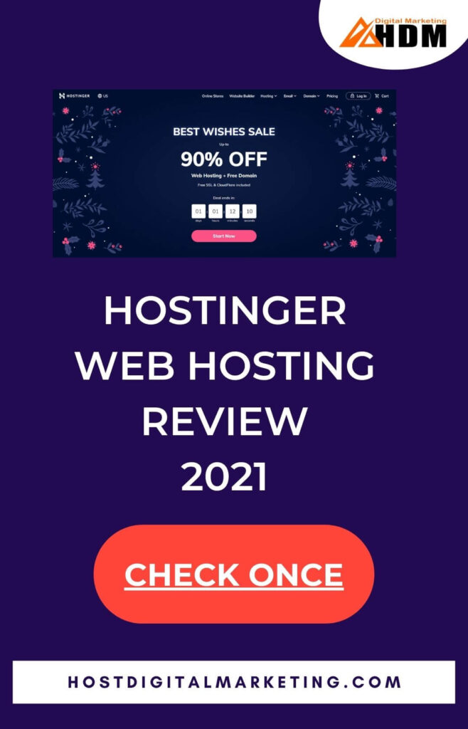 Hostinger Web Hosting Review 2021