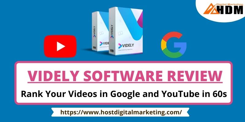 VIDELY REVIEW-A Tool To Rank Your Videos in Google and YouTube While  Tracking Their Rankings!
