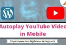 Autoplay YouTube Video In Mobile Live Practice