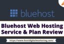 Bluehost Web Hosting Service & Plan Review