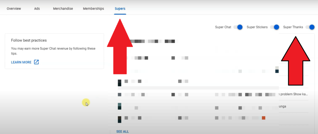 YouTube New Update - How to enable Super Thanks